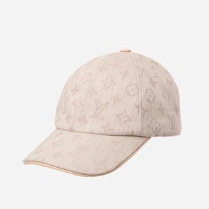 Louis Vuitton Beige Monogram Denim Cap
